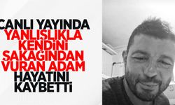 Canlı yayında yanlışlıkla kendini şakağından vuran adam hayatını kaybetti
