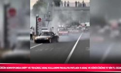 Düğün konvoyunda drift ve tehlikeli araç kullanımı pahalıya patladı: 9 araç ve sürücüsüne 117 bin TL ceza