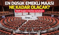 En düşük emekli maaşı ne kadar olacak? Teklif bugün meclise sunuluyor