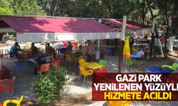 Gazi Park yenilenen yüzüyle hizmete açıldı