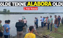 Gölde tekne alabora oldu: 2 kişi kayıp