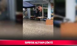 İspir’de alt yapı çöktü