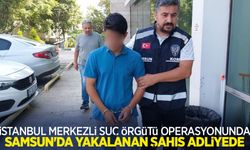 İstanbul merkezli suç örgütü operasyonunda Samsun'da yakalanan şahıs adliyede