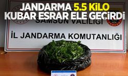 Jandarma 5.5 kilo kubar esrar ele geçirdi