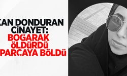 Kan donduran cinayet: Boğarak öldürdü 6 parçaya böldü!