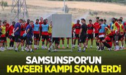 Kırmızı beyazlı futbolculara iki gün izin verildi… Samsunspor'un Kayseri kampı sona erdi
