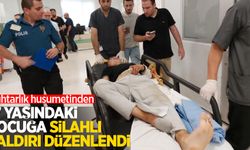 Muhtarlık husumetinden: 17 yaşındaki çocuğa silahlı saldırı düzenlendi