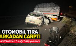 Otomobil tıra arkadan çarptı: ABD'li aileden 2'si ağır 5 kişi yaralandı