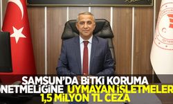 Samsun'da bitki koruma yönetmeliğine uymayan işletmelere 1,5 milyon TL ceza