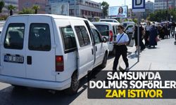 Samsun'da dolmuş şoförleri zam istiyor