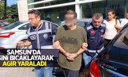Samsun'da eşini bıçaklayarak ağır yaraladı