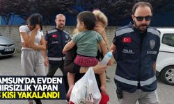 Samsun'da evden hırsızlık yapan 3 kişi yakalandı