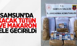 Samsun'da kaçak tütün ve makaron ele geçirildi