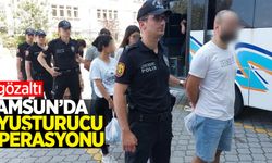 Samsun'da uyuşturucu operasyonu: 5 gözaltı