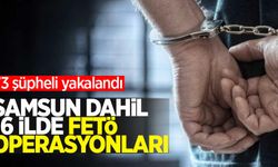 Samsun dahil 16 ilde FETÖ operasyonları: 73 şüpheli yakalandı