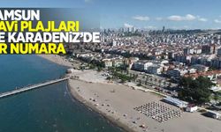 Samsun mavi bayraklı plajları ile Karadeniz'de bir numara.