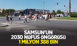 Samsun'un 2030 nüfus öngörüsü 1 milyon 388 bin