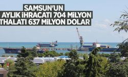 Samsun'un 6 aylık ihracatı 704 milyon, ithalatı 637 milyon dolar