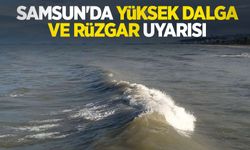 Samsun’da yüksek dalga ve rüzgar uyarısı
