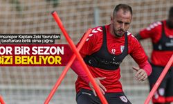 Samsunspor Kaptanı Zeki Yavru'dan taraftarlara birlik olma çağrısı: ZOR BİR SEZON BİZİ BEKLİYOR