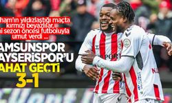Samsunspor Kayserispor'u rahat geçti 3-1: Ntcham'ın yıldızlaştığı maçta kırmızı beyazlılar, yeni sezon öncesi futboluyla umut verdi ... 