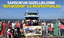 Samsun’un güzelliklerini “Büyükşehir” ile keşfediyorlar