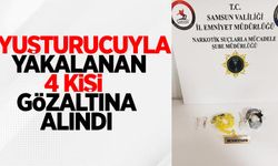 Uyuşturucuyla yakalanan 4 kişi gözaltına alındı