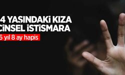 14 yaşındaki kıza cinsel istismara 16 yıl 8 ay hapis