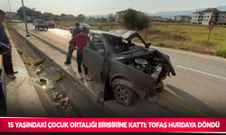 15 yaşındaki çocuk ortalığı birbirine kattı: Tofaş hurdaya döndü