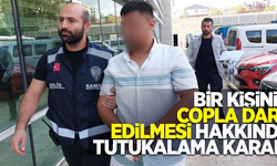 Bir kişinin copla darp edilmesi hakkında tutuklama kararı