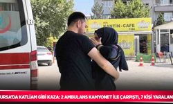 Bursa’da katliam gibi kaza: 2 ambulans kamyonet ile çarpıştı, 7 kişi yaralandı