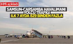 DHMİ açıkladı: Samsun-Çarşamba Havalimanı yolcu trafiği ilk 7 ayda 829 binden fazla