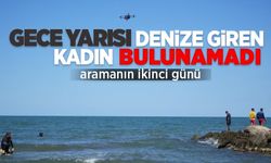 Gece yarısı denize giren kadın bulunamadı: Aramanın ikinci günü...