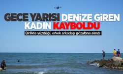 Gece yarısı denize giren kadın kayboldu: Birlikte yüzdüğü erkek arkadaşı gözaltına alındı