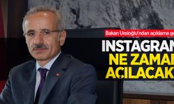 Instagram ne zaman açılacak? Bakan Uraloğlu'ndan açıklama geldi
