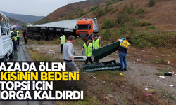 Kazada ölen 3 kişinin bedeni otopsi için morga kaldırıldı