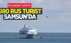 Kruvaziyer turizmi: 980 Rus turist Samsun'da