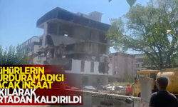 Mühürlerin durduramadığı kaçak inşaat, yıkılarak ortadan kaldırıldı.
