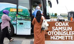 Odak Samsun otobüsleri hizmette