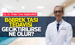 Op. Dr. Önder Çınar bilgilendirdi: Böbrek taşı tedavisi geciktirilirse ne olur?
