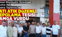 Samsun Büyükşehir Belediye Meclisi Ağustos Ayı Kapanış Toplantısına,  Katı Atık Düzenli Depolama Tesisi damga vurdu