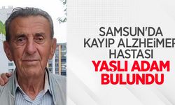 Samsun'da kayıp Alzheimer hastası yaşlı adam bulundu