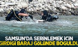 Samsun'da serinlemek için girdiği baraj gölünde boğuldu