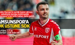 Samsunspor'a şok üstüne şok: Benito Raman’ın ayrılık kararı alması sebebiyle kampa katılmadığı Samsunspor’a bir kötü haber daha geldi...