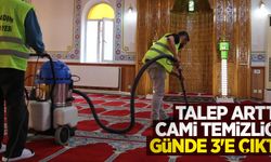 Talep arttı, cami temizliği günde 3’e çıktı