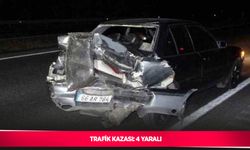 Trafik kazası: 4 yaralı