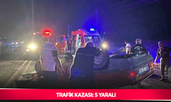 Trafik kazası: 5 yaralı