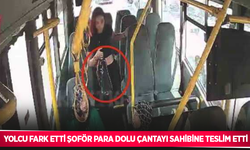 Yolcu fark etti şoför para dolu çantayı sahibine teslim etti