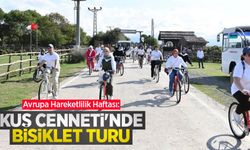 Avrupa Hareketlilik Haftası: Kuş Cenneti'nde bisiklet turu