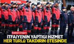 Başkan Doğan: “İtfaiyenin yaptığı hizmet her türlü takdirin ötesinde”